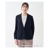 ノーカラージャケット | Leilian PLUS HOUSE | 詳細画像1