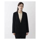 ノーカラージャケット | Leilian PLUS HOUSE | 詳細画像3