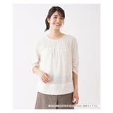 シャーリングスリーブブラウス | Leilian PLUS HOUSE | 詳細画像9