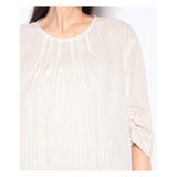 シャーリングスリーブブラウス | Leilian PLUS HOUSE | 詳細画像4