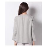 ノーカラーワンボタンジャケット | Leilian PLUS HOUSE | 詳細画像3 