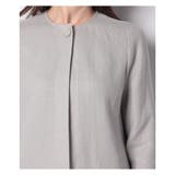 ノーカラーワンボタンジャケット | Leilian PLUS HOUSE | 詳細画像4 