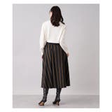 ストライプフレアスカ-ト | Leilian PLUS HOUSE | 詳細画像4