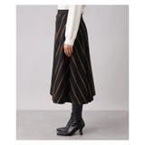 ストライプフレアスカ-ト | Leilian PLUS HOUSE | 詳細画像6