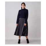 ストライプフレアスカ-ト | Leilian PLUS HOUSE | 詳細画像12