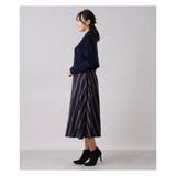 ストライプフレアスカ-ト | Leilian PLUS HOUSE | 詳細画像13