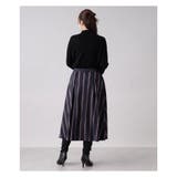 ストライプフレアスカ-ト | Leilian PLUS HOUSE | 詳細画像15