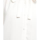 ボウタイ半袖シフォンブラウス | Leilian | 詳細画像5