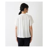 ボウタイ半袖シフォンブラウス | Leilian | 詳細画像11