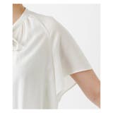 ボウタイ半袖シフォンブラウス | Leilian | 詳細画像14