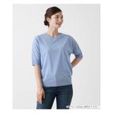 コットン混半そでニット | Leilian | 詳細画像1