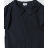 オープンネックコットンサテンブラウス[品番：LAVW0014881]｜LANVIN en