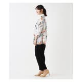 フラワープリントブラウス | Leilian PLUS HOUSE | 詳細画像3