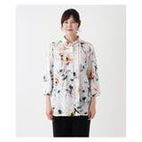 フラワープリントブラウス | Leilian PLUS HOUSE | 詳細画像5