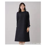 ジャカード切替ハイネックワンピース | Leilian PLUS HOUSE | 詳細画像1