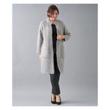 スタンドカラーニットカ-ディガン | Leilian PLUS HOUSE | 詳細画像3