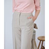 洗える ウエスト伸縮センタープレスパンツ | CARA O CRUZ | 詳細画像34