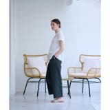 洗える ウエスト伸縮センタープレスパンツ | CARA O CRUZ | 詳細画像9