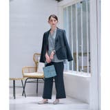 洗える ウエスト伸縮センタープレスパンツ | CARA O CRUZ | 詳細画像12