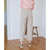 洗える ウエスト伸縮センタープレスパンツ | CARA O CRUZ | 詳細画像17