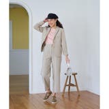 洗える ウエスト伸縮センタープレスパンツ | CARA O CRUZ | 詳細画像18