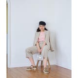 洗える ウエスト伸縮センタープレスパンツ | CARA O CRUZ | 詳細画像24