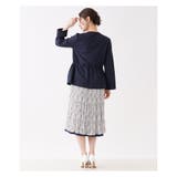 ジッパーノーカラージャケット | Leilian PLUS HOUSE | 詳細画像23