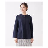 ジッパーノーカラージャケット | Leilian PLUS HOUSE | 詳細画像24