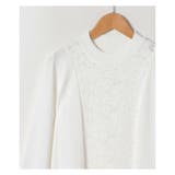 レース切替えニットプルオーバー | Leilian | 詳細画像2