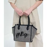 ブラック | ロープ刺繍サマーバッグ | LANVIN en Bleu