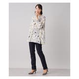 総柄ブラウス | Leilian PLUS HOUSE | 詳細画像5