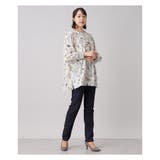 総柄ブラウス | Leilian PLUS HOUSE | 詳細画像6