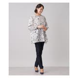 総柄ブラウス | Leilian PLUS HOUSE | 詳細画像8