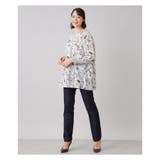 総柄ブラウス | Leilian PLUS HOUSE | 詳細画像9