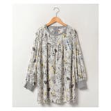 総柄ブラウス | Leilian PLUS HOUSE | 詳細画像16