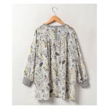 総柄ブラウス | Leilian PLUS HOUSE | 詳細画像12