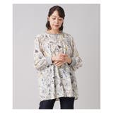 総柄ブラウス | Leilian PLUS HOUSE | 詳細画像11