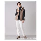 異素材切替フーデッドベスト | Leilian | 詳細画像9