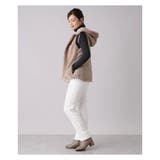 異素材切替フーデッドベスト | Leilian | 詳細画像10