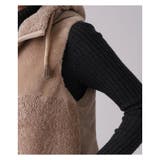 異素材切替フーデッドベスト | Leilian | 詳細画像17