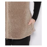 異素材切替フーデッドベスト | Leilian | 詳細画像5