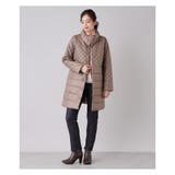 キルティング切替スタンドカラーコ-ト | Leilian | 詳細画像9