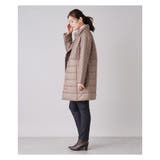 キルティング切替スタンドカラーコ-ト | Leilian | 詳細画像10