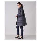 キルティング切替スタンドカラーコ-ト | Leilian | 詳細画像25