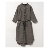 ギンガムチェックシャツワンピース[品番：LAVW0010427]｜LANVIN