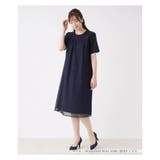 洗えるシフォン切替ワンピース | Leilian | 詳細画像7