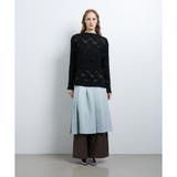 カットジャガードプリーツトップス | LANVIN en Bleu | 詳細画像7