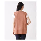 ドット編地切り替えニットベスト | Leilian | 詳細画像11