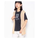 ドット編地切り替えニットベスト | Leilian | 詳細画像16