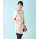 箔プリントベスト | Leilian PLUS HOUSE | 詳細画像6